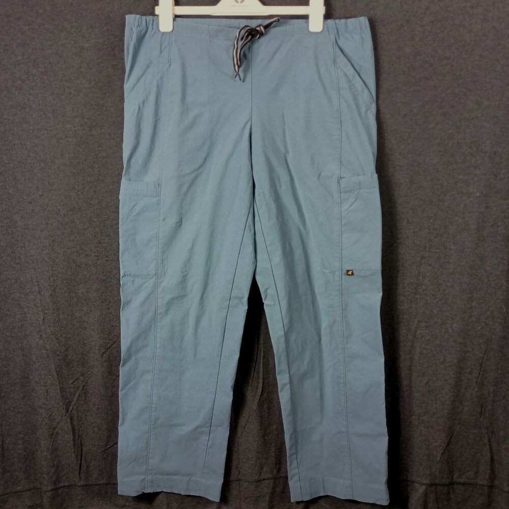 EMS Hiking Pants Lightweight Womens Large Blue Gorpcore Slouchy Outdoors